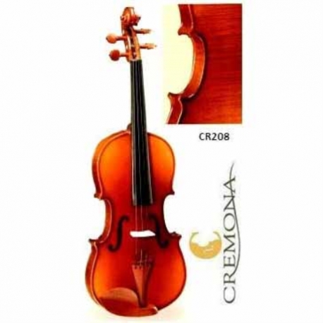 Violin CREMONA VIOLIN CONSERVATORIO ESTUDIANTE 4/4 MAPLE SLIGHTFLAM  CR208 - Envío Gratuito