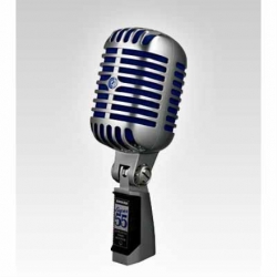 Microfonia Shure Super 55 Vocal Dinámico Supercard.  Super 55 - Envío Gratuito