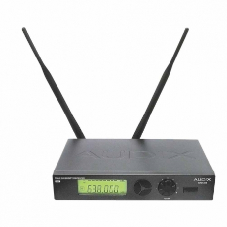 Microfonia AUDIX RECEPTOR UHF MOD. R360YKIT  8400418 - Envío Gratuito