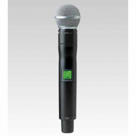 Microfonia Shure UR2-SM58 Transmisor de mano UHF   UR2-SM58 - Envío Gratuito