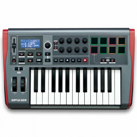 Controlador NOVATION TECLADO CONTROLADOR NOVATION IMPULSE 25 MOD. NOVIMP25 - Envío Gratuito