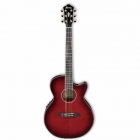Guitarra Electroacustica IBANEZ GUITARRA ELECTROACUSTICA ROJA TRANSP. MOD. AEG24II-THS  8213238 - Envío Gratuito