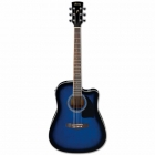 Guitarra Electroacustica IBANEZ GUITARRA ELECTROACUSTICA AZUL SOMB.TRANSP. MOD. PF15ECE-TBS  8213254