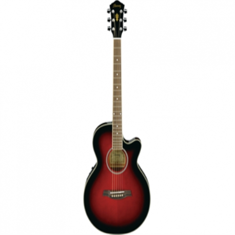 Guitarra Electroacustica IBANEZ GUITARRA E. ACUSTICA ROJA SOMBREADA AEG8E-TRS 8213381 - Envío Gratuito
