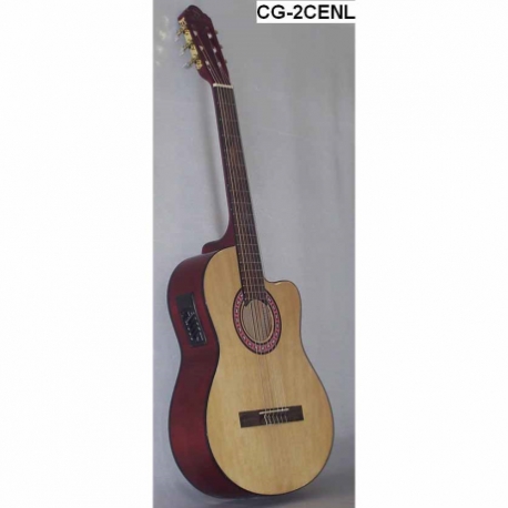 Guitarra Acústica SEGOVIA GUITARRA ELECTRO ACUSTICA CLASICA  CG-2CENL - Envío Gratuito
