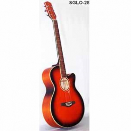 Guitarra Acústica SEGOVIA GUITARRA ACUSTICA TEXANA C/RESAQUE  SGLO-28 - Envío Gratuito